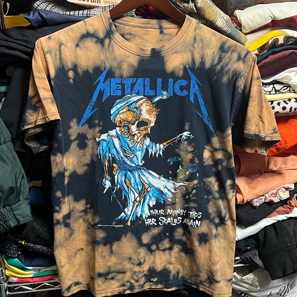 VTG Metallica tie dye short sleeve t shirt